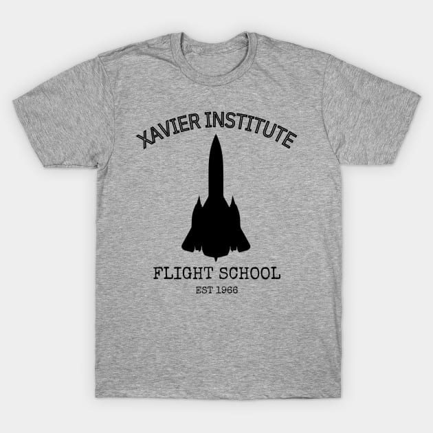 Xavier Institute Flight School T-Shirt by RedMonkey414